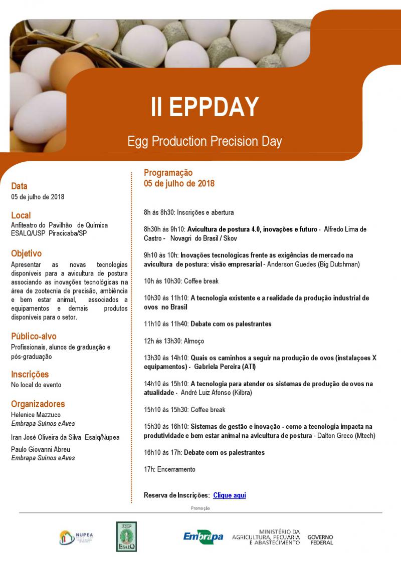 II EPPDAY Egg Production Precision Day
