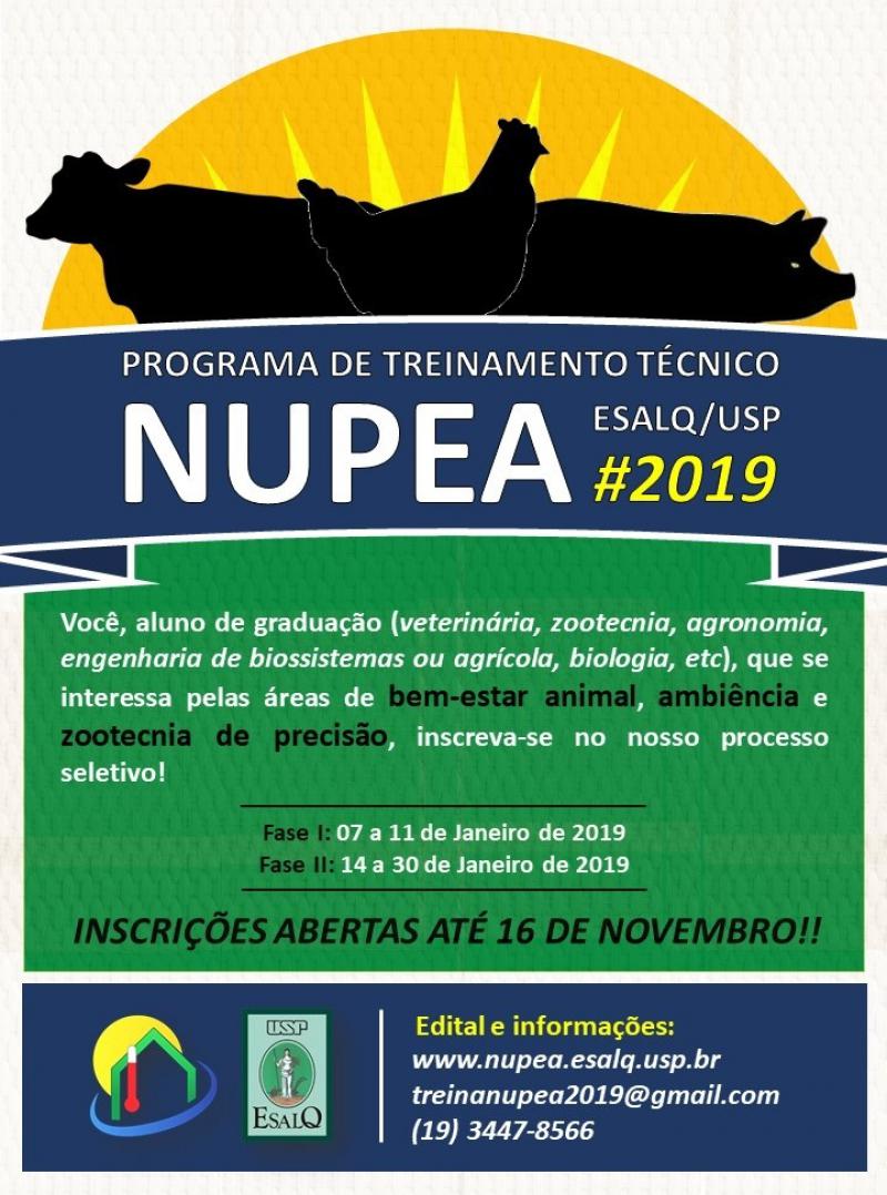 TREINA NUPEA 2019 - EDITAL DE SELEÇÃO